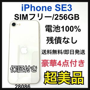 S iPhone SE (第3世代) スターライト 256 GB SIMフリー