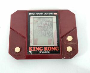 エポック社 LSIゲーム KING KONG NEWYORK ゲームウォッチ LCD 携帯ゲーム キングコング EPOCH POCKET DIGIT-COM【ジャンク】5932D