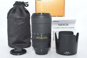 【特上品】 Nikon 望遠ズームレンズ AF-P NIKKOR 70-300mm f/4.5-5.6E ED VR フルサイズ対応　#7193