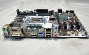 【中古パーツ】BIOS確認のみ、 MSI H110M-S03 マザーボード　LGA1151 ■MB5091