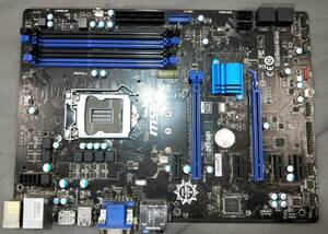 【中古パーツ】BIOS確認のみ、MSI Z97-S01 マザーボード ＩＯパネル LGA1150 ■MB5237