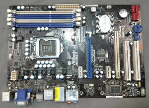 【中古パーツ】BIOS確認のみ、ASROCK H55DE3 マザーボード　ＩＯパネル LGA1156 ■MB5144