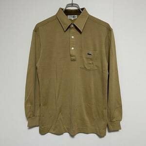 CHEMISE LACOSTE シュミーズラコステ メンズ 長袖ポロシャツ サイズ4 ブラウン系