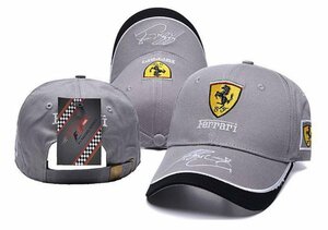 04 フェラーリ キャップ Ferrari ロゴ 野球帽 刺繍 スモーター帽子 車帽子 メンズ レディース バイク帽子 男女 キャップ帽子 男女兼用