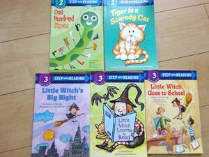  English picture book 5 pcs. set Step into Reading English education child English 
