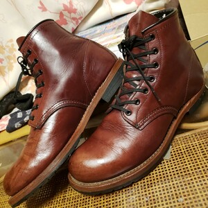 REDWING レッドウィング 9011 ベックマン BECKMAN 皮革 leather レザー boots ブーツ 9D ブラックチェリー BLACKCHERRY 米国製 MADE IN USA