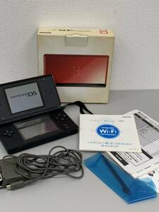 任天堂 Nintendo ニンテンドーDS Lite クリムゾン/ブラック 通電OK 7140