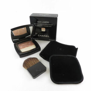 1 jpy unused beautiful goods CHANEL Chanel Duo pool du lumiere face powder remainder amount many BD145Q