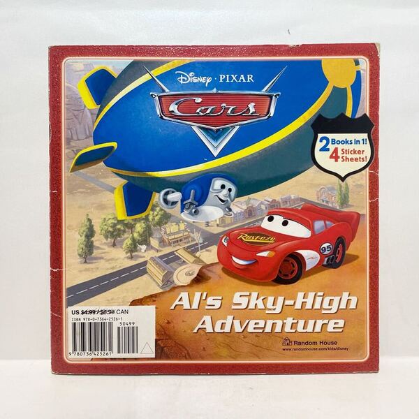ディズニー カーズ 2BOOKS IN 1 サージ ブートキャンプ アル スカイハイ アドベンチャー US 絵本 マックィーン