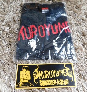 ■ 黒夢 CORKSCREW A GO GO TOUR ツアーTシャツ 新品未開封 90's ヴィンテージ 1998年当時物 ステッカー付き 清春 人時 SADS KUROYUME