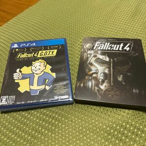 未開封PS4 Fallout4 ゲームオブザイヤーエディション＋スチールブック　ケース　フォールアウト