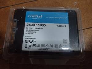 Crucial クルーシャル SSD 480GB BX500 内蔵型SSD SATA3 2.5インチ 7mm 