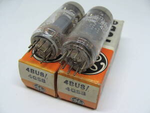 真空管 GE General Electronic 4BU8 4GS8 2本セット 箱入り 3ヶ月保証 #006