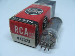 真空管 RCA 4GZ5 箱入り 3ヶ月保証 #006