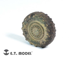 ET モデル 1/35 ER35-024 現用ドイツ ボクサー 自重変形ロードホイール(ホビーボス Kit用）