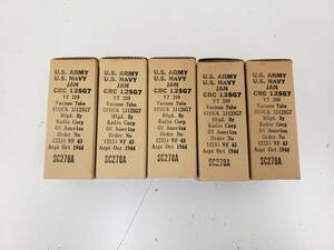  vacuum tube unused goods 5 piece summarize JAN CRC 12SG7 VT 209 super-discount 1 jpy start 