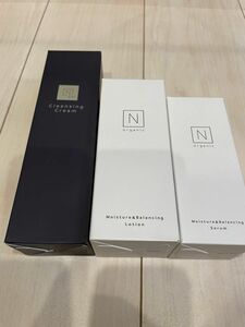 Nオーガニック　　　　　　　　　　　　　　　　　　モイスチュア＆バランシング ローション・セラム・クレンジングクリームセット