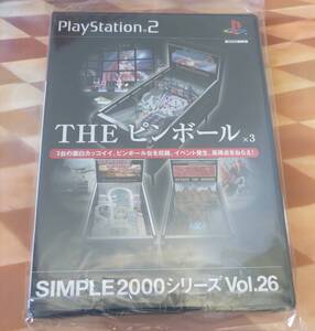 THE ピンボール×3 プレイステーション2用ソフト未開封品