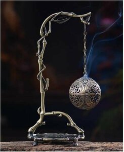 圓式吊香炉 銅製吊り具　時代　 透丸形吊灯籠 釣鉄燈 圓形鐵灯 香炉