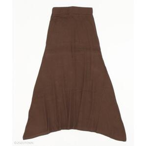 【muguet】 asymmetry knit skirt