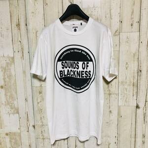 FOX GLOVE × SOUNDS OF BLACKNESS コラボ Tシャツ 白 L 美品 管理B1093