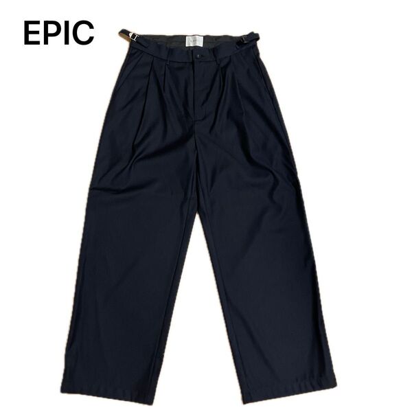 EPIC(エピック) サイドアジャスター付き 2タックセミストレートスラックスパンツ SPUチャンネル