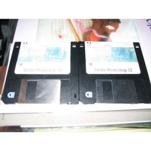 Adobe Photoshop LE installer floppy disk 3 sheets 