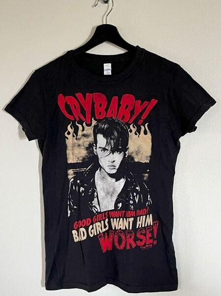 VINTAGE / Cry Baby / Johnny Depp / Movie T-shirt / SIZE:L / BLACK /クライベイビー / ジョニーデップ / ムービーTシャツ / 映画T / OLD