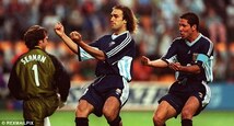 98W杯 アルゼンチン(A)#9 バティステュータ BATISTUTA 半袖 1998フランスW杯仕様 L_画像10