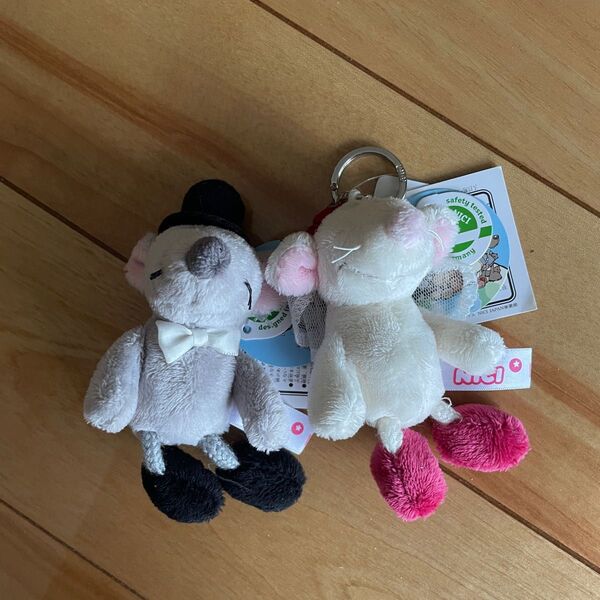 未使用タグ付き 送料込み nici マスコット キーホルダー ぬいぐるみストラップ ウェディング