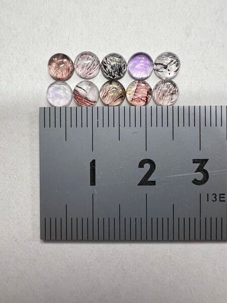 A681 スーパーセブン ラウンド カボション5×5mm 10個