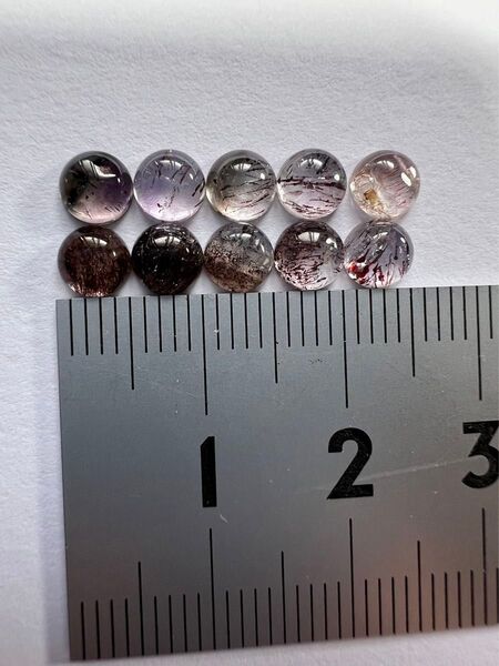 A682 スーパーセブン ラウンド カボション5×5mm 10個