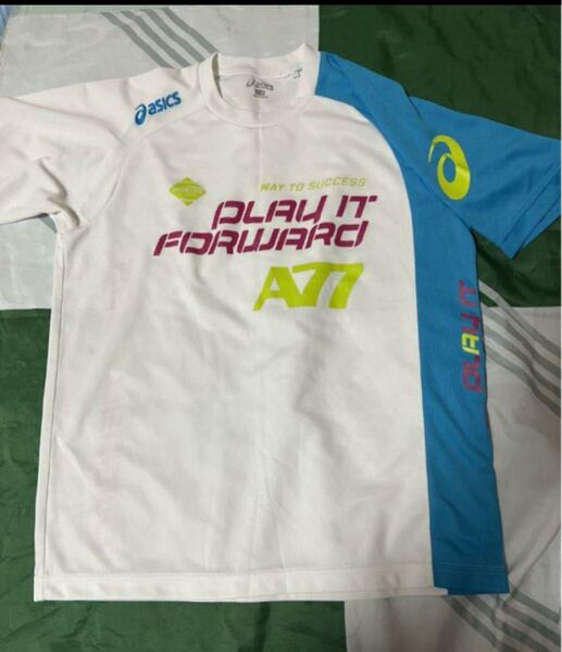 asics アシックス tシャツ A77 スポーツウェア サッカー