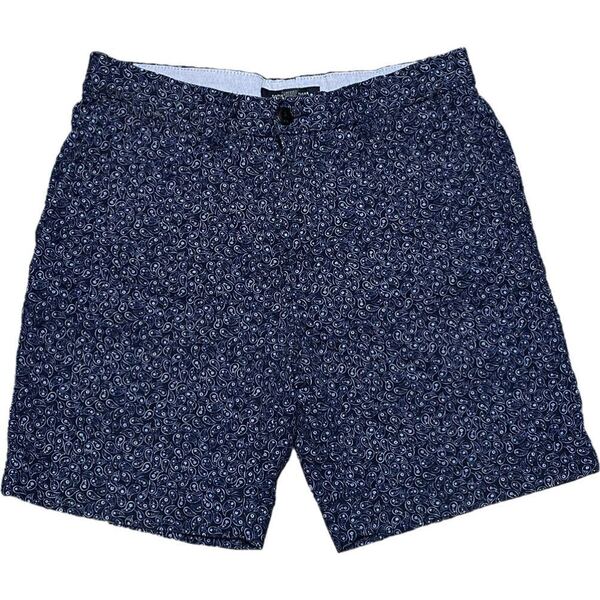 TOMMY HILFIGER ペイズリー柄ハーフパンツ ネイビー W29サイズ トミーヒルフィガー