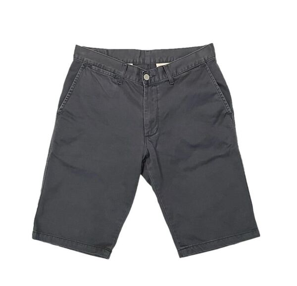 MADE IN JAPAN製 MARGARET HOWELL × EDWIN コラボレーションコットンハーフパンツ ネイビー W29サイズ マーガレットハウエル エドウィン