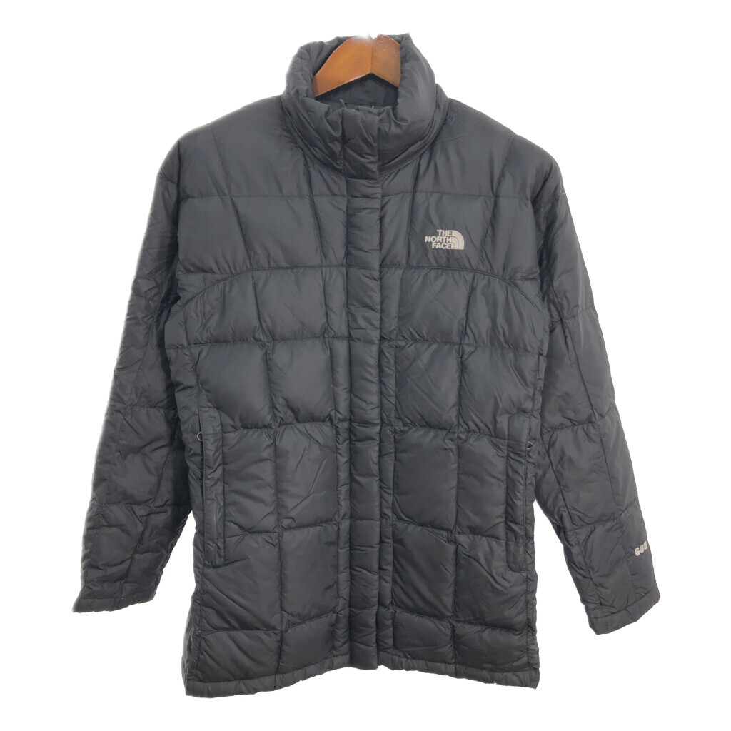 THE NORTH FACE ノースフェイス ダウンハーフコート アウトドア 防寒 ブラック (レディース M) 中古 古着 R0943