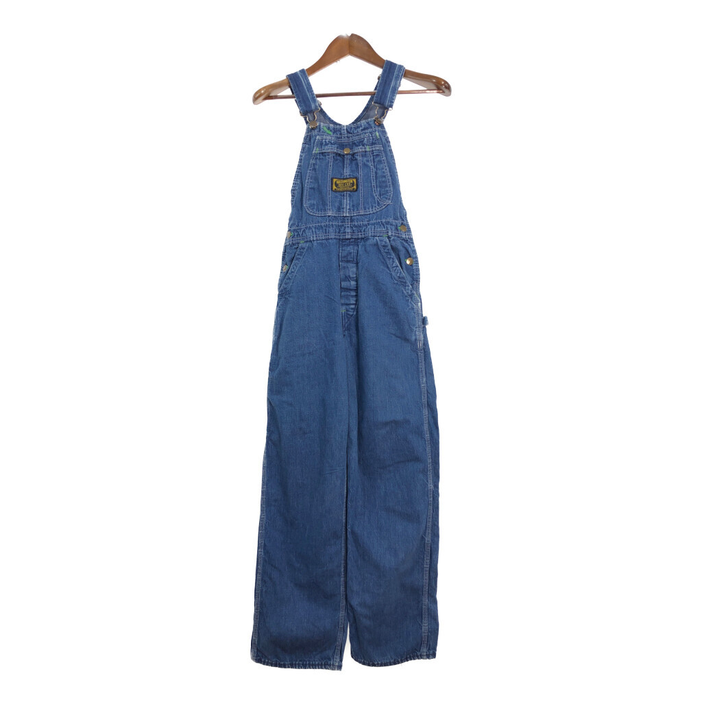 USA製 WASHINGTON DEE CEE オーバーオール ブルー (メンズ W28 M) 中古 古着 R3483