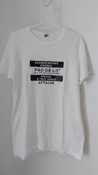 PAODELOパオデロ Tシャツ ロゴ入り Mサイズ レディース ホワイト