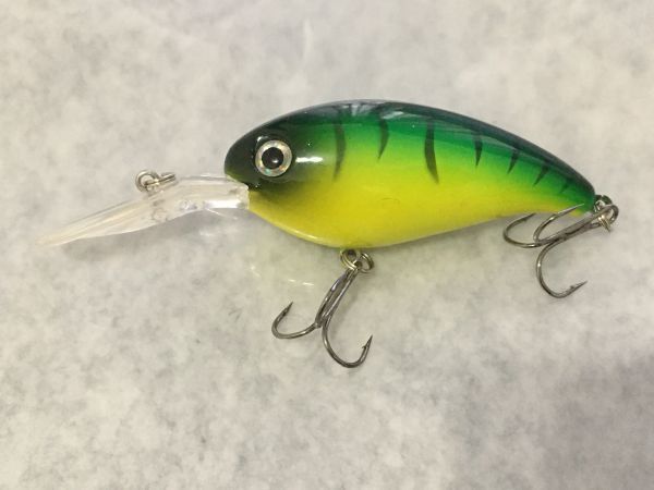リンユーフィッシング ディープクランク グリーンバックチャート Lingyue Fishing ラインアイフロントより