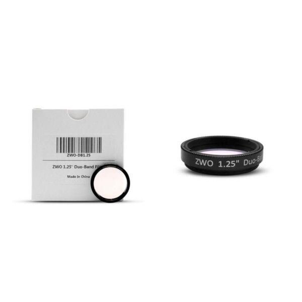 即納【新品/未使用】ZWO Duo Band Filter 1.25 デュオバンドフィルター