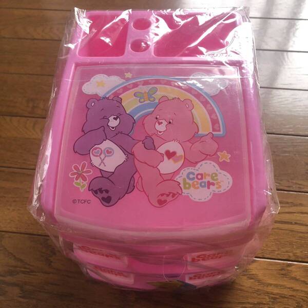 新品 Care Bears ケアベア 引き出しボックス 文房具入れ