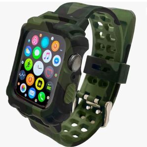 アップルウォッチ バンド 化粧箱付き apple watch 迷彩