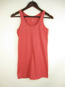  cue Heart Q tank top lame 2 pink C942