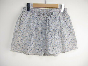 ザショップティーケー ミクスパイス THE SHOP TK MIXPICE キュロット シュートパンツ 花柄 コットン F 白系 C865