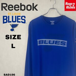REEBOK リーボック セントルイス・ブルース プリント ロングスリーブ Tee