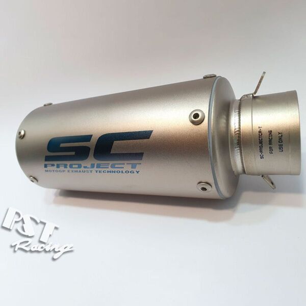 新品 Sc project CRT汎用マフラーチタン
