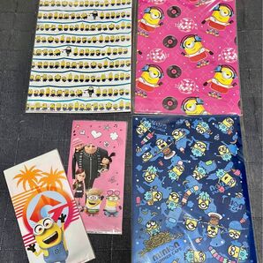 ミニオンズ クリアファイル5枚セット 新品未使用