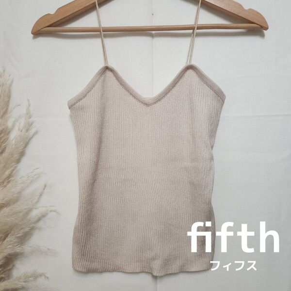 新品未使用 fifth リブキャミソール M