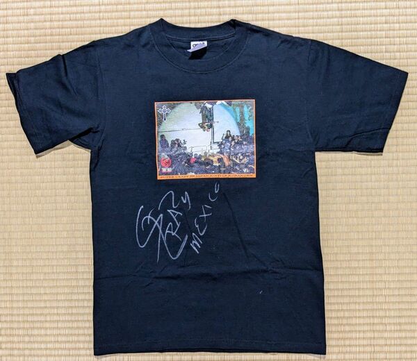 サイン入り スペル・クレイジー選手 Tシャツ Sサイズ ECW ハードコア