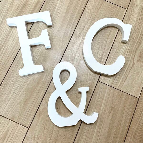 美品 - C & Fオブジェ木製 結婚式 ウェディング 前撮り
